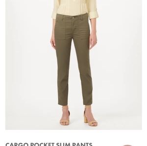 New!! Cargo Pocket Slim Pants Ladies 10